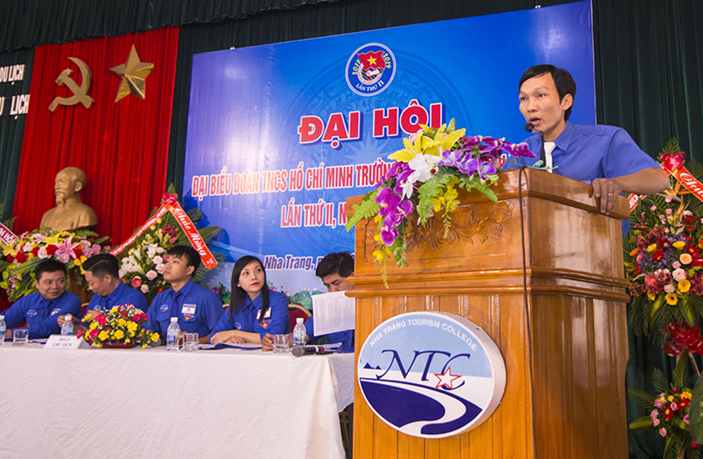 Đại hội Đại biểu Đoàn TNCS Hồ Chí Minh trường Cao đẳng Du lịch Nha Trang lần thứ II, nhiệm kỳ 2016 - 2019