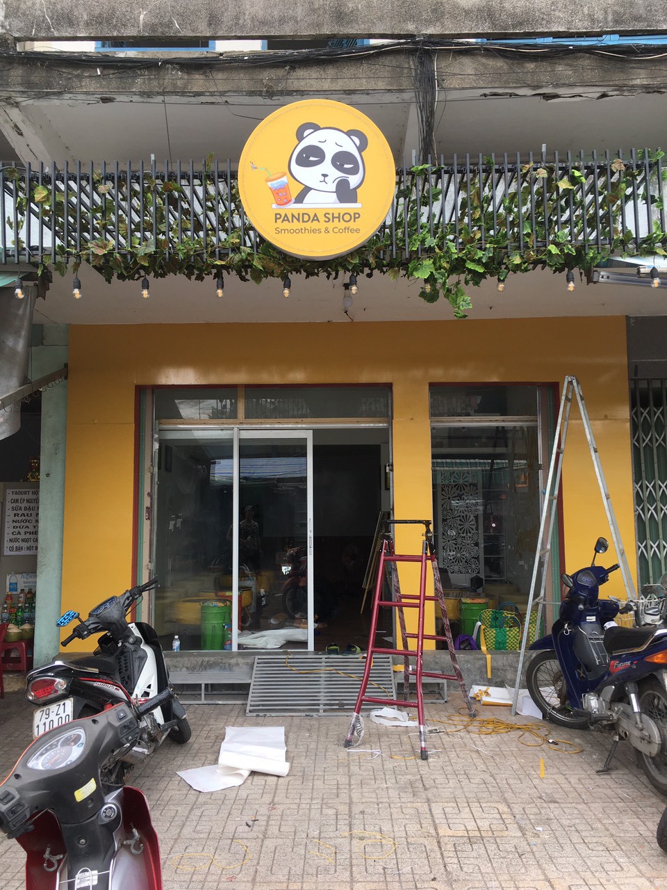 Thi công Quán Cà phê PanDa - Nha Trang